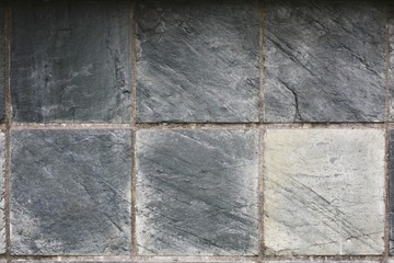 Tiled floor