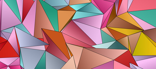 Abstract Low-Poly background. triangulated texture. Design 3d. Polygonal geometrical pattern. Triangular modern style