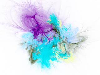 surreal futuristic digital 3d design art abstract background fractal illustration for meditation and decoration wallpaper