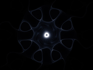 surreal futuristic digital 3d design art abstract background fractal illustration for meditation and decoration wallpaper