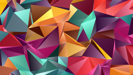 Abstract Low-Poly background. triangulated texture. Design 3d. Polygonal geometrical pattern. Triangular modern style