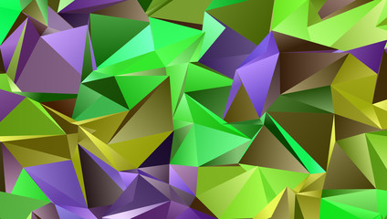 Obraz premium Abstract Low-Poly background. triangulated texture. Design 3d. Polygonal geometrical pattern. Triangular modern style