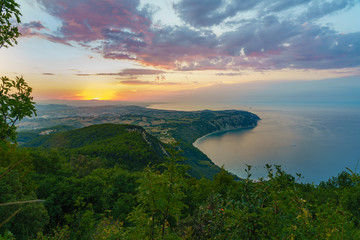 amazing view from Monte Conero in Italy