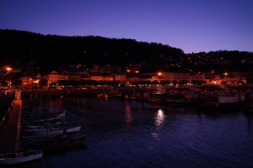 Muros. Harbour in coastal village of Galicia,Spain