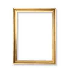 gold wooden frame