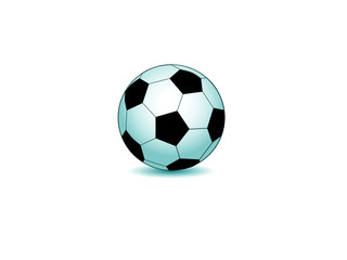 soccer ball on white background