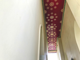 Thai pattern wall and ceiling