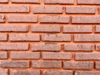 red brick wall