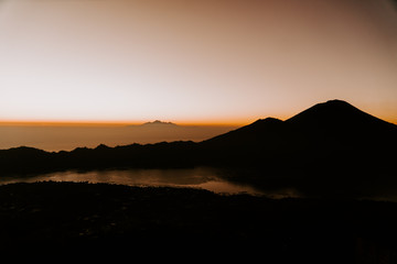 Obraz premium Mount Batur, Kintamani - Bali