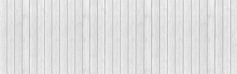 Naklejka premium Panorama of Wood plank white timber texture background.Vintage table plywood woodwork hardwoods