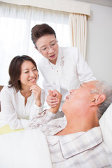 Obraz premium 在宅介護