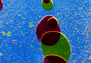 Space or planets universe cosmic abstract background. Abstract molecule atom sctructure. Water...
