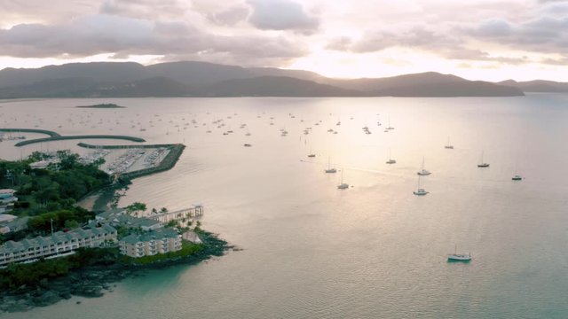 Airlie Beach At Sunset