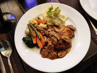chicken with vegetables