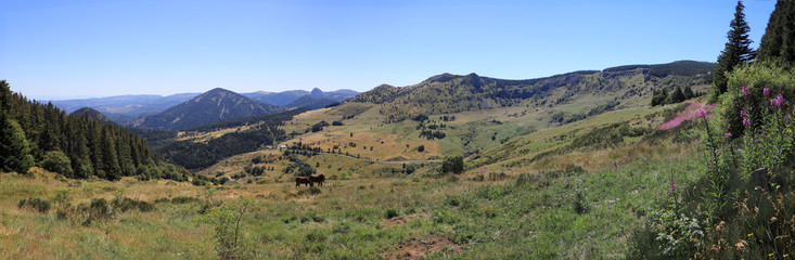 Obraz premium Massif du Mézenc