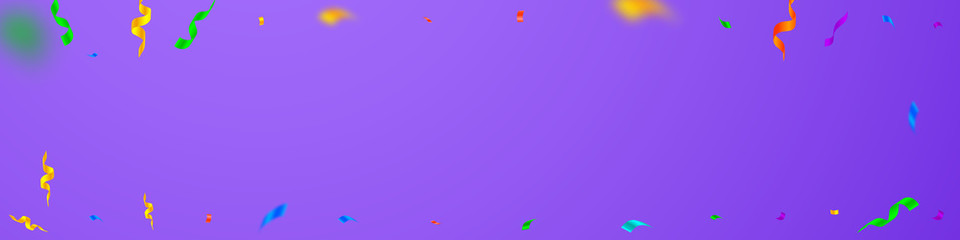 Streamers and confetti. Colorful streamers tinsel 