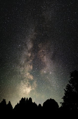 Photo of the milky way. Photo of the night sky.