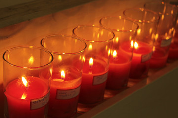 Candle light in Macao church