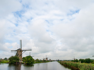 Windmills at Kinderdijk in Autumn