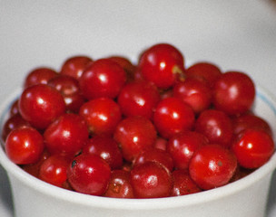 cranberries in a bowl