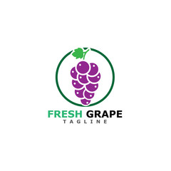 Grapes vector icon illustration design