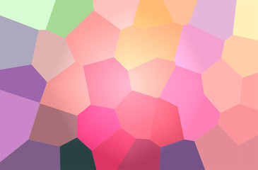 Abstract illustration of blue, green, red Giant Hexagon background
