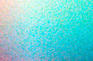 Abstract illustration of blue and green Impressionist Pointlilism background