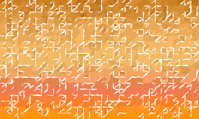 Brown, yellow and red with white lines background, digitally created.
