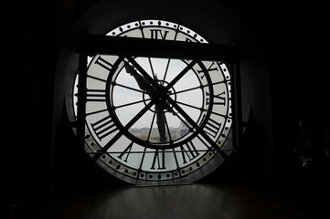 clock museum of louvre, paris , france , europ 
