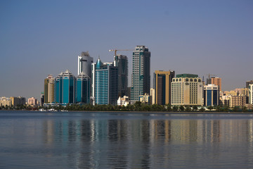 Fototapeta na wymiar Sharjah UAE waterfront