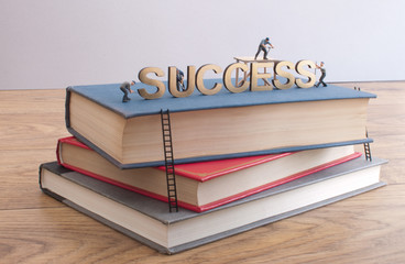 Building a successful career, education growth concept