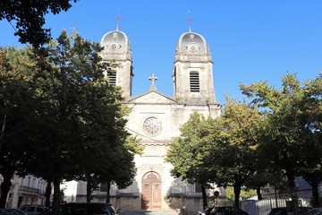 La cathédrale Notre Dame de Dax vue de l'extérieur, ville de Dax, département des Landes, France