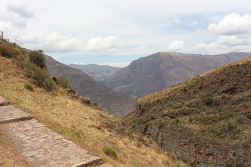 Pisac ruins - sacred valley  of the inca