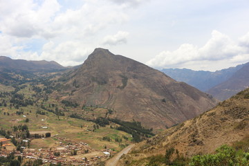 Pisac ruins - sacred valley  of the inca