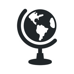 Earth map world icon