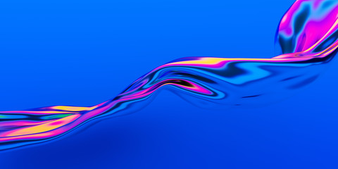 Abstract 3d render, background design, modern illustration