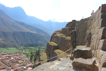Ruins of Ollantaytambo in the Sacred valley