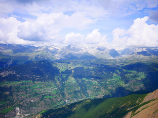 Folluhorn, Schweiz: Blick aufs Jungfraumassiv