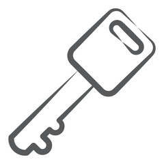 
An icon design of car key vector 
