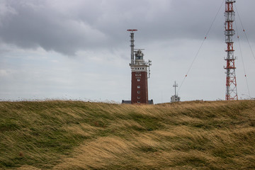 Fototapeta na wymiar Leuchtturm in Helgoland