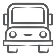 
Linear vector design of jeep icon, sturdy motor vehicle
