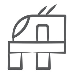 Obraz premium Electric train also known as tram or subway 