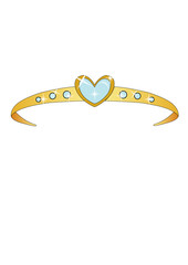 Vector illustration of Princess crown.