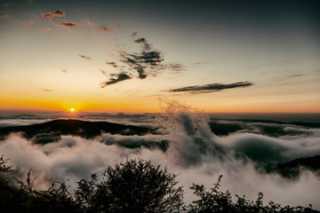 atardecer