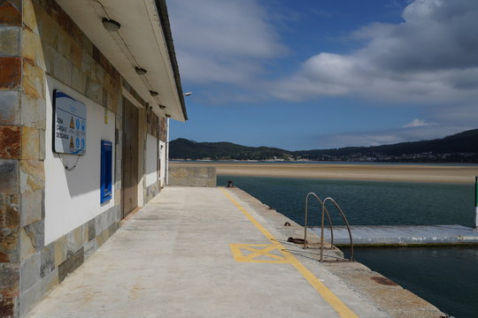 O Barqueiro, beautiful coastal village in Galicia,Spain