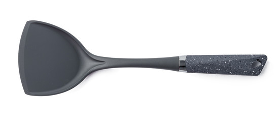 Plastic kitchen spatula utensil isolated on white