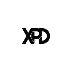 xpd letter original monogram logo design