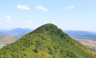 Photo mountain landscape in the South of Russia