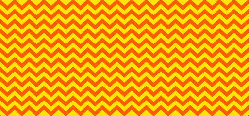 Oranje, yellow. Seamless Chevron zigzag Pattern Vector chevrons wave line. Wavy stripes background. Retro pop art 80's 70's years. Funny zig zag sign. Texture of fabric or paper scrapbook Line pattern