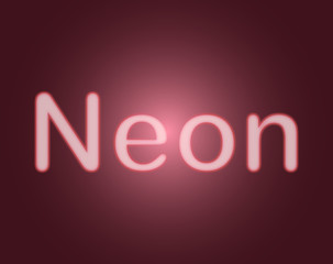 Neon Light Text vector Graphic.